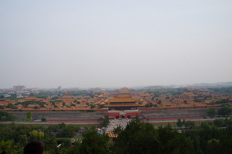 Forbidden City from above
