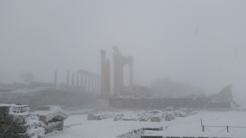 Pergamum in the snow!