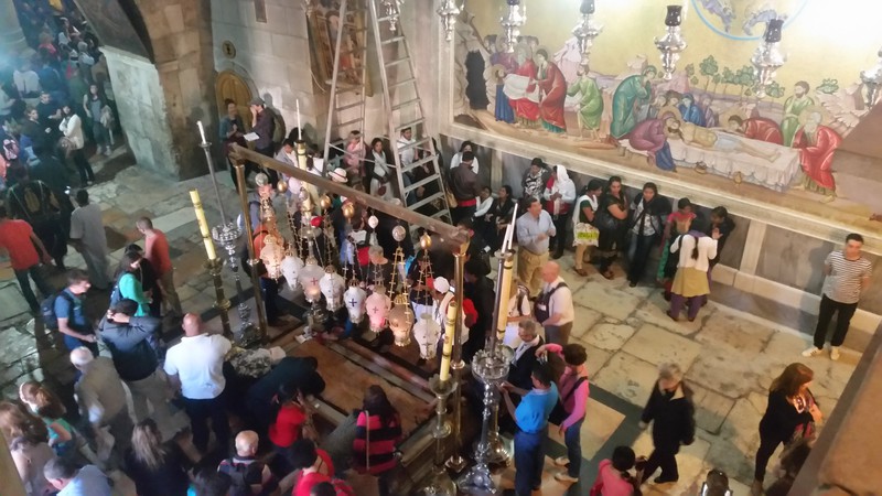 The Church of the Holy Sepulchre-where Jesus was cleansed