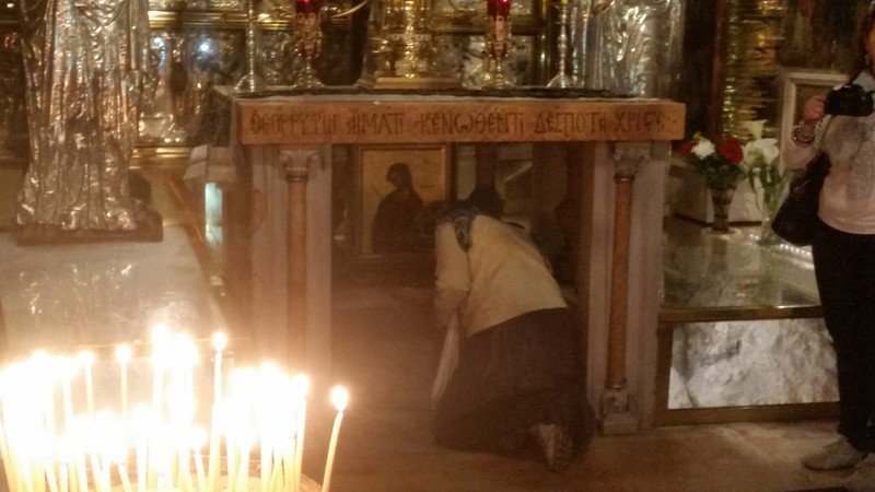 The Church of the Holy Sepulchre-crucifixion site