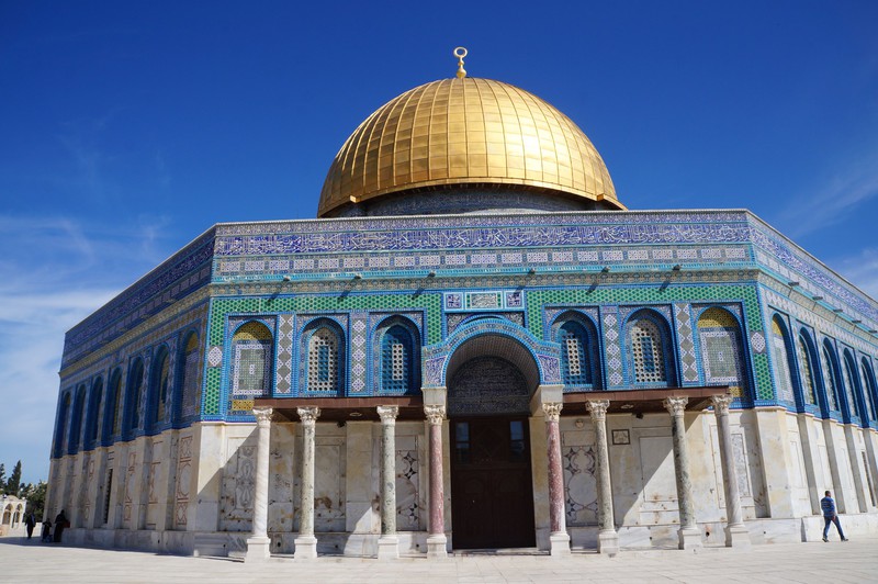 The Dome of the Rock located on Temple Mount