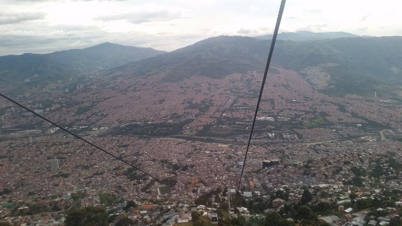 Medellin-view from the cable car