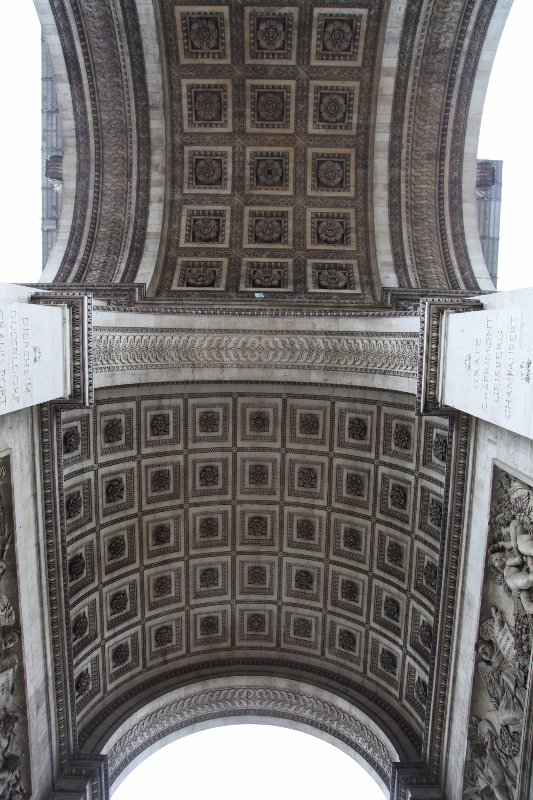 The Arc de Triomphe de l'Étoile Ceiling