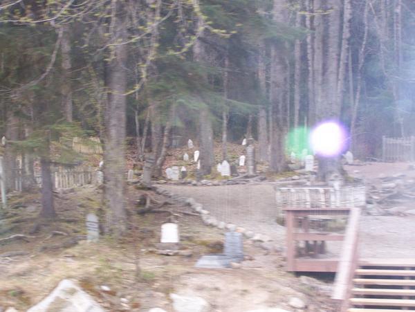 Skagway Cemetery View from White Pass Railroad Tour