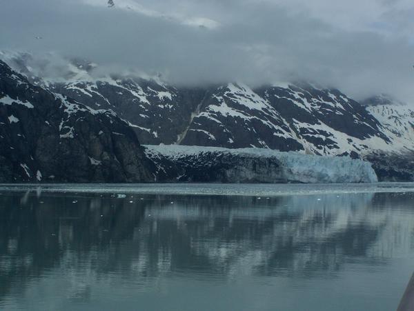 Traveling past the glaciers