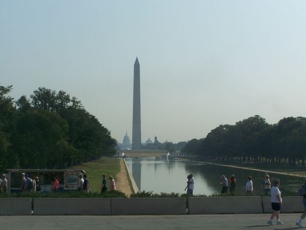 Reflecting Pond with Washington Monument in Distance