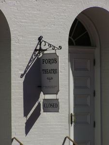 The Ford Theatre where President Lincoln was shot.