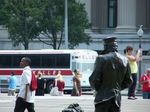 D.C. Street Scene and Lone Sailor