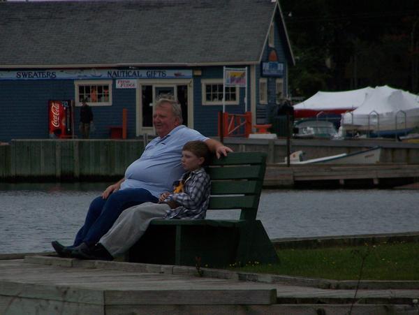 Relaxing on the Boardwalk