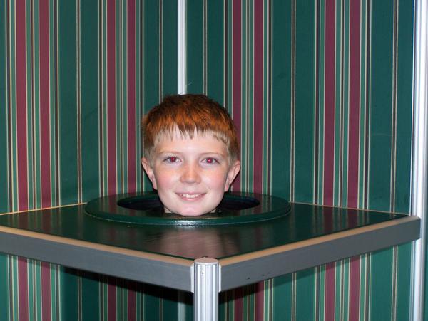 Floating Head at Discovery Centre