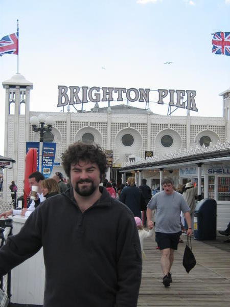 Outside the Brighton Pier