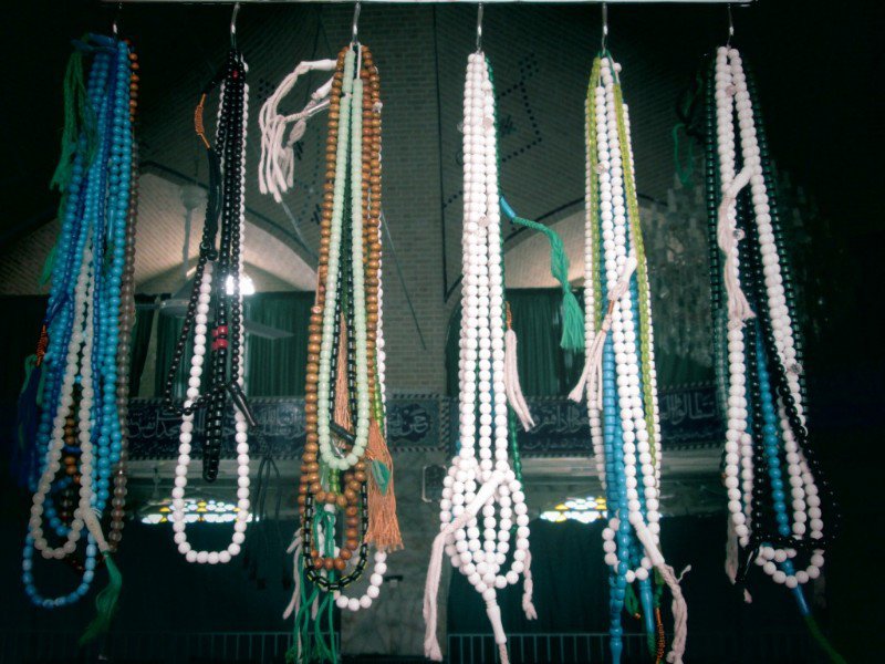 praying beads in a Masjed