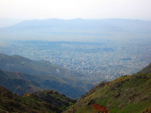 the view of Tehran at station 5