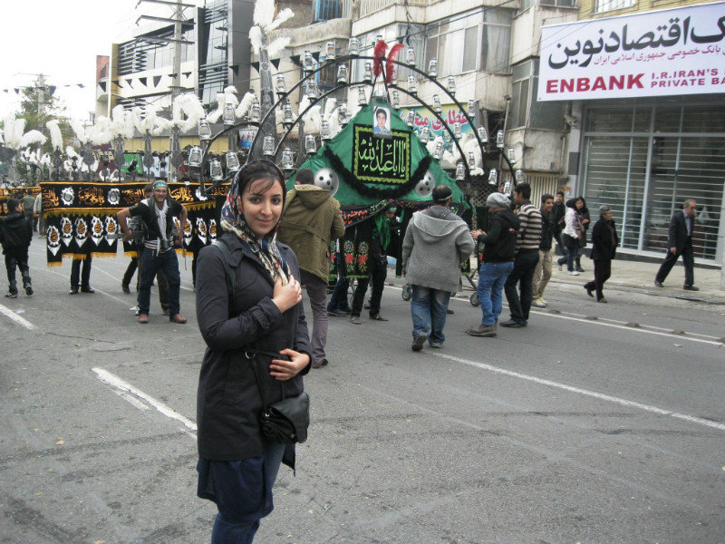 In a religious carnival, Karaj, November 2013