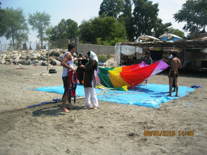 In the coast of Caspian sea, Motel-Ghoo, Chaloos, August 2010