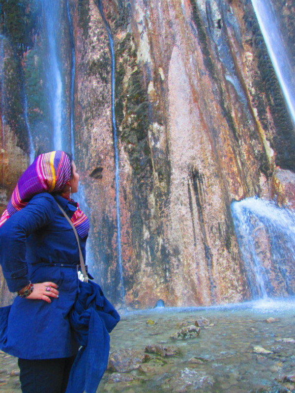 Margon waterfall, Yasooj, March 2014