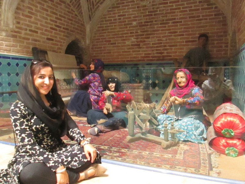 Qajar Bathhouse & Anthropology Museum, Qazvin,July 2014