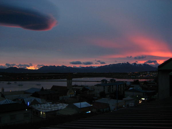 Sunset in Ushuaia