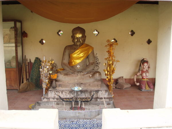 a buddha in the golden temple