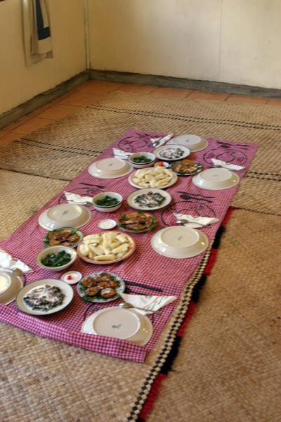 Traditional Fijian lunch
