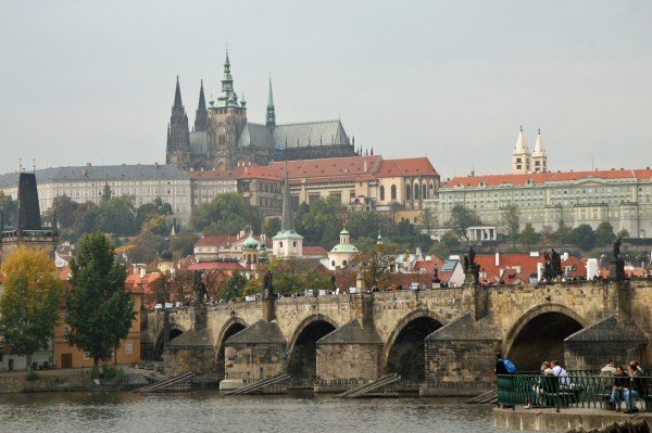 Prague Castle and the Charles Bridge