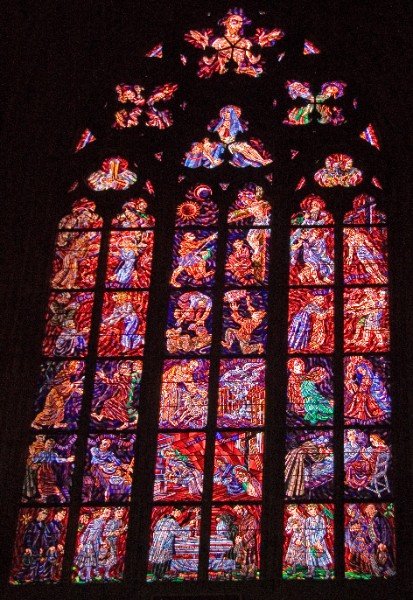 Stained Glass in St. Vitus