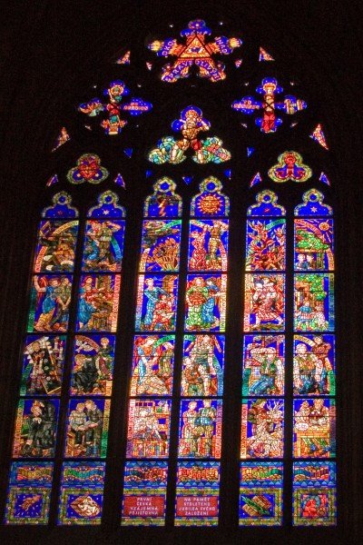Stained Glass in St. Vitus