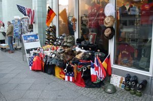 Communist Memorabilia for sale at Checkpoint Charlie