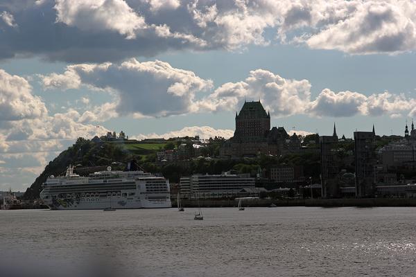 Québec City from the river