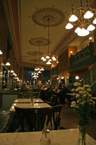 Inside my favourite café