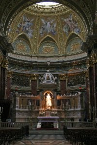 Inside St. Stephen's Basilica