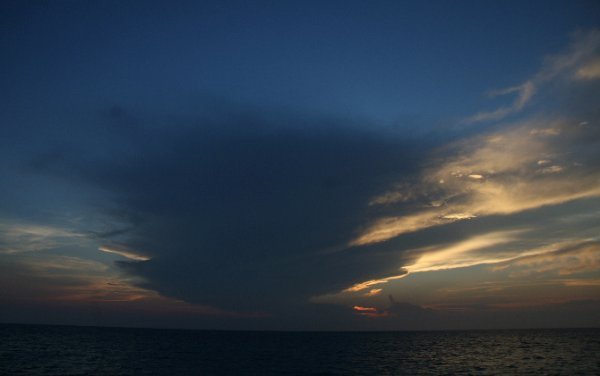 Sunset at Little Water Cay