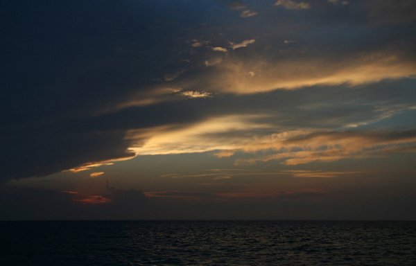 Sunset at Little Water Cay