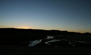 Dusk on the southern Altiplano