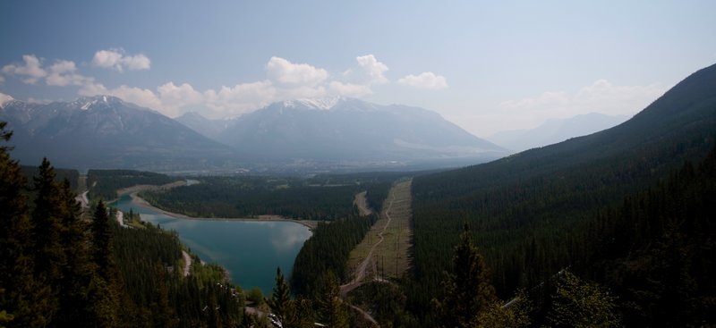 Spray Lakes Reservoir and Canmore