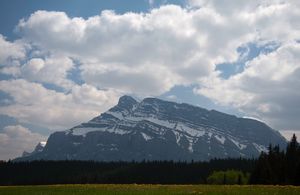 The other side of Mount Rundle