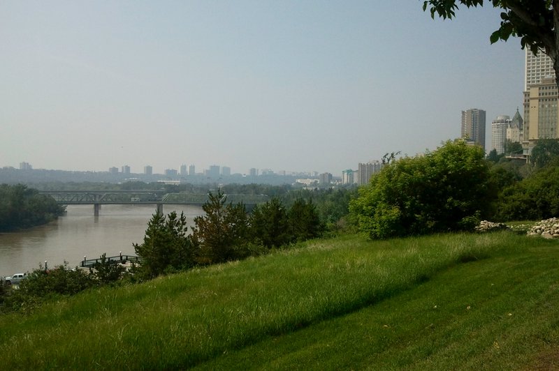 North Saskatchewan River looking towards my Alma mater