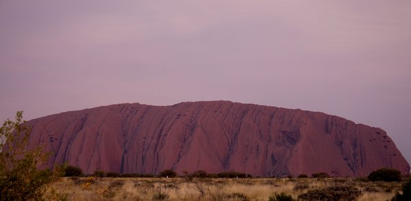 Dusk at Uluru
