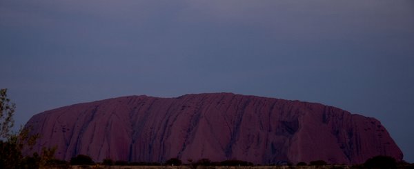 Last light at Uluru
