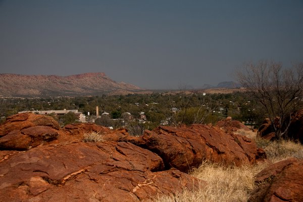 the MacDonnell Ranges