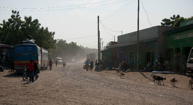 Dusty streets of Lodwar