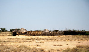 A Turkana homestead