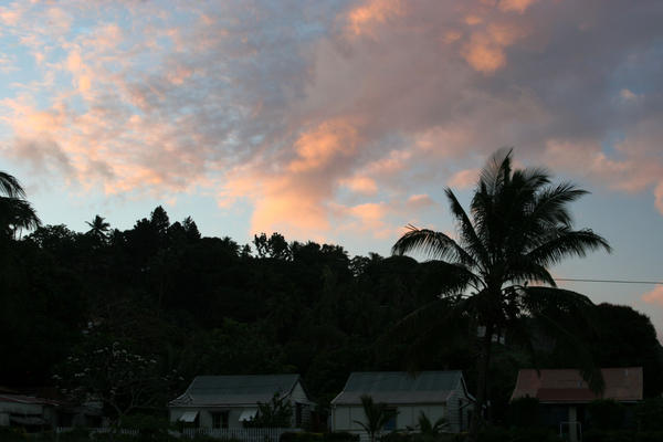 Sunset from the Sunrise side of Ovalau