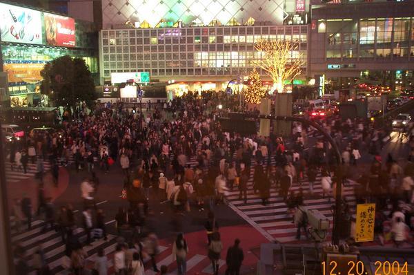 The Intersection At Shibuya