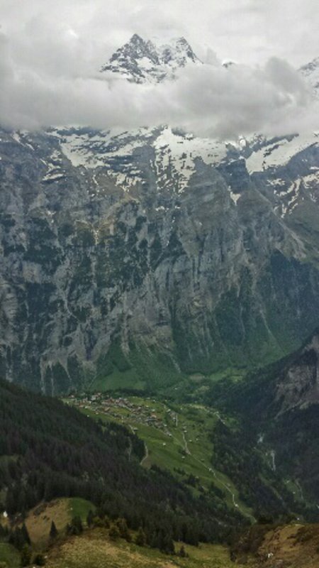 Gimmelwald from above