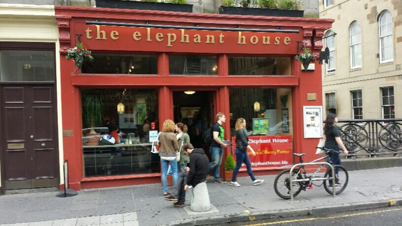 The coffee shop where JK Rowling wrote the first Harry Potter book as a struggling single mother