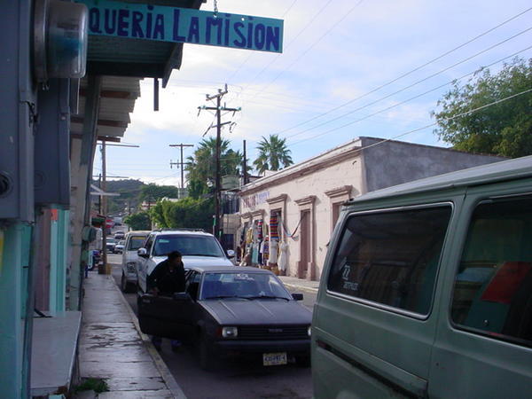 Street in downtown Mulege
