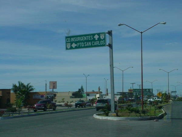 Boulevard in Cd. Constitucion