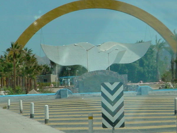 Entrance to the city of La Paz