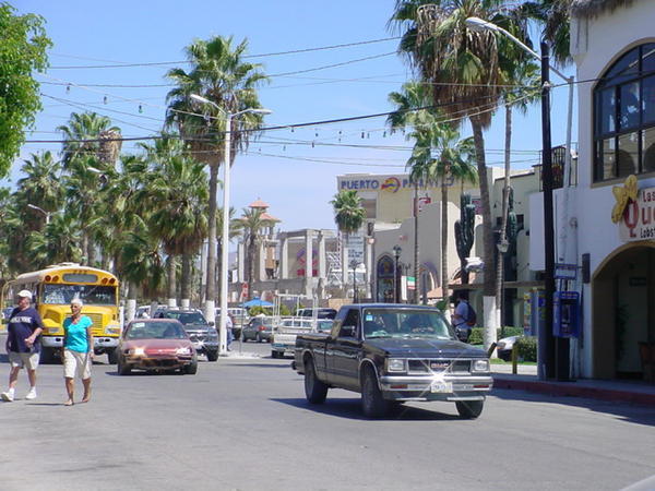 Main Street down near the Marina